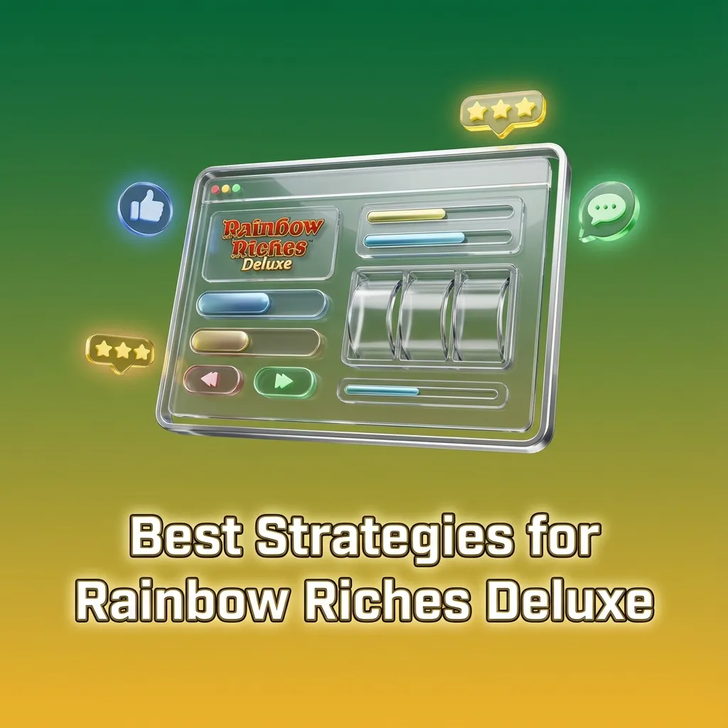 Illustrated guide to Rainbow Riches Deluxe strategies with tips on bankroll management, demo play, and understanding bonus features
