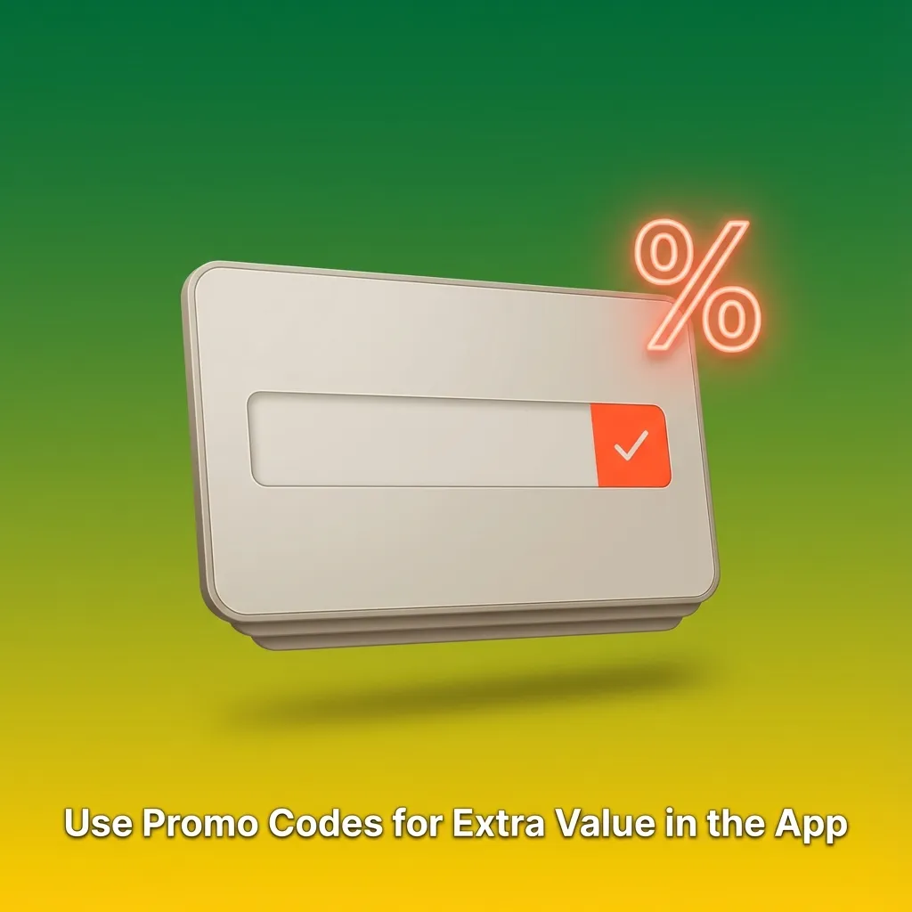 App screen showing casino promo code table for Rainbow Riches Deluxe, with brands and bonus codes listed.